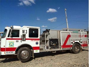 DIAN decomisó vehículo del Cuerpo de Bomberos de Hatonuevo