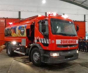 Bomberos de Santa Teresita festejó el arribo de una nueva unidad