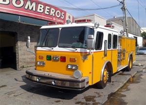 Los bomberos de Guernica, adquirieron una autobomba estadounidense