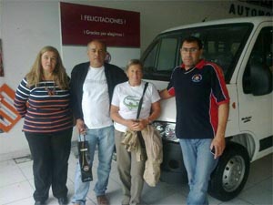 Los Bomberos Voluntarios de Lamadrid recibieron una nueva unidad 0 kilómetro.