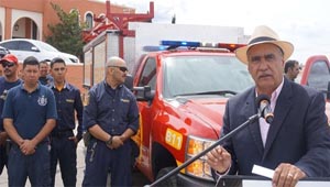 Entrega el Alcalde unidad de rescate rápido al Departamento Bomberos