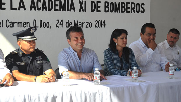 Inauguran la “Academia XI de bomberos” en Playa del Carmen