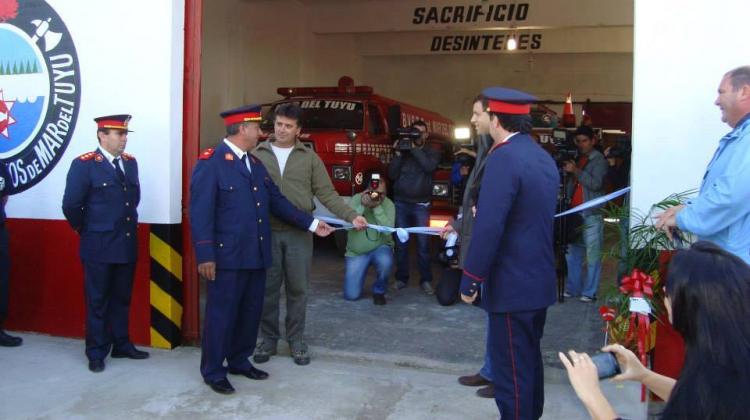 Inauguración del destacamento Nº2 de Mar del Tuyu