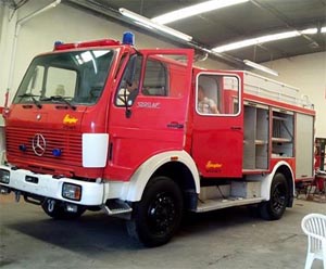 Bomberos Voluntarios de Santa Teresa presento su nueva autobomba