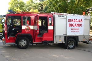 Bomberos Voluntarios de Bigand incorporaron una nueva unidad