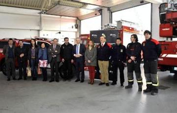 El Parque de Bomberos de Nájera cuenta con un nuevo vehículo contra incendios