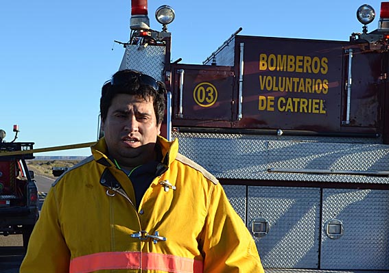 Removieron a Díaz de la intervención de bomberos voluntarios
