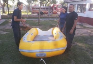 Bomberos Voluntarios de Barranqueras, con gomón nuevo