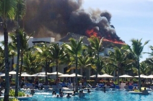 Incendio consume restaurante del hotel Hard Rock, de Bávaro