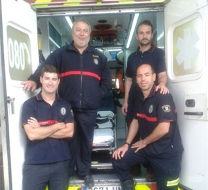 Da a luz en la ambulancia de los bomberos de Sevilla