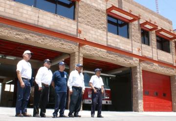 Dejan como nueva la estación de bomberos en Bahía de Kino