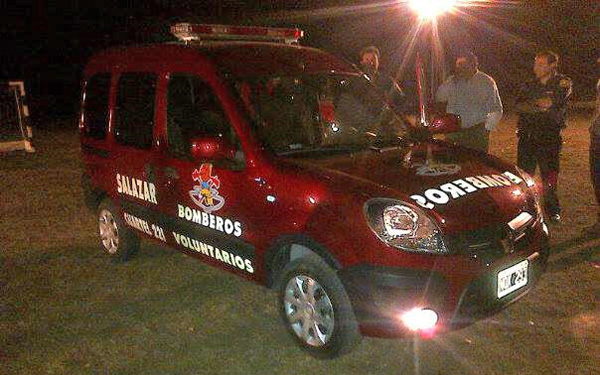 Bomberos Voluntarios de Salazar recibió una nueva unidad O Km.