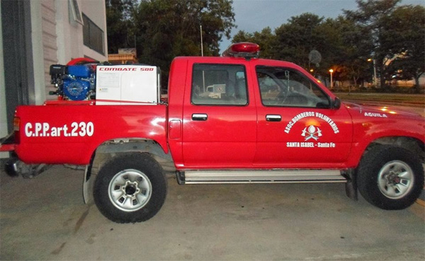 Nuevo equipamiento para Bomberos Voluntarios de Santa Isabel