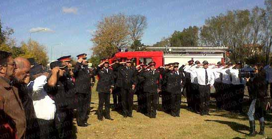 Bomberos de Beriso de festejo