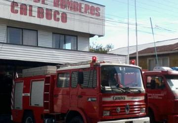 Roban material al Cuartel de Bomberos de Calbuco