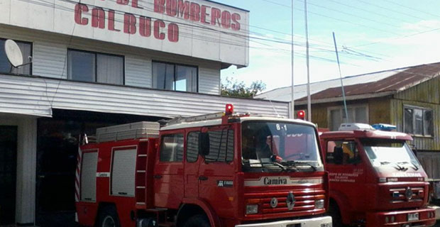 Roban material al Cuartel de Bomberos de Calbuco