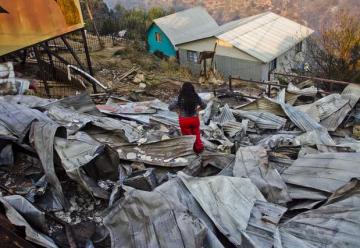 Bomberos en Valparaíso aseguran que el incendio “está extinguido”