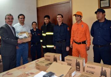 Bomberos Voluntarios de La Banda, cuentan con nuevos equipos de comunicaciones