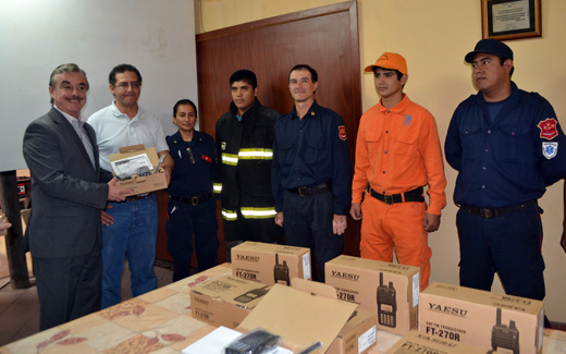 Bomberos Voluntarios de La Banda, cuentan con nuevos equipos de comunicaciones