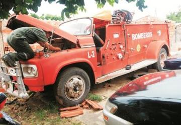 Bomberos tiene la mitad de sus unidades en desuso