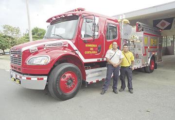 Nueva unidad para Bomberos de Palmar Norte