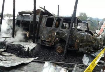 Incendio arrasó con cuartel de Bomberos en Los Lleuques