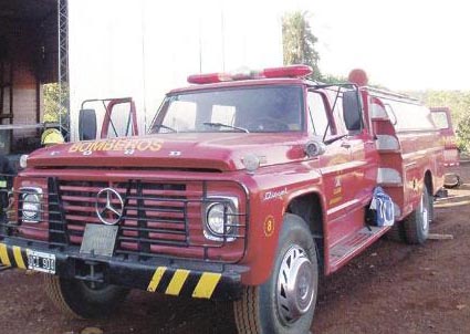 Llegó la primera autobomba para los bomberos voluntarios de Andresito