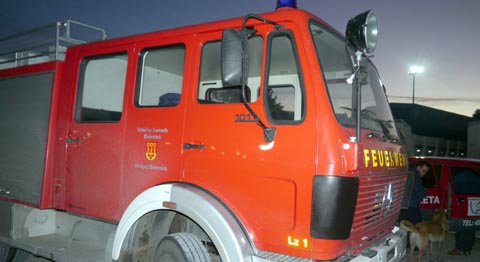 Nueva autobomba para los Bomberos del Balneario Reta