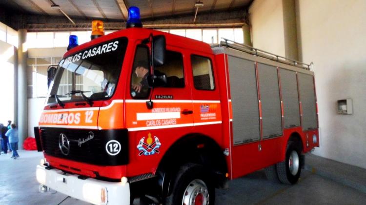 Bomberos Voluntarios de Carlos Casares presento nueva unidad