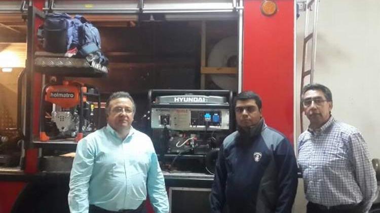El Rotary Club de Iquique entregó una importante donación a Bomberos