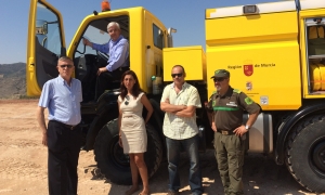 Nueva autobomba para la Brigada Forestal de Jumilla