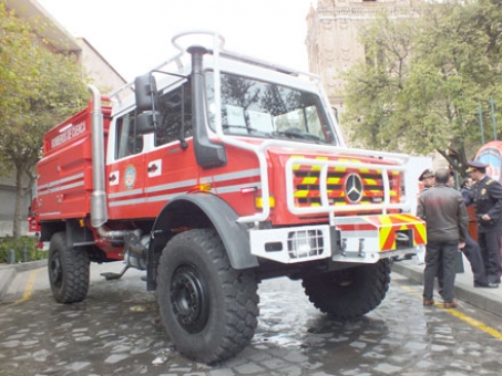 Bomberos de Cuenca tienen nueva unidad forestal