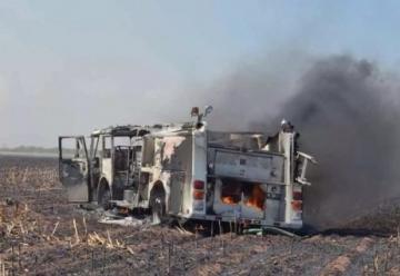 Se quema unidad de Bomberos de Guasave