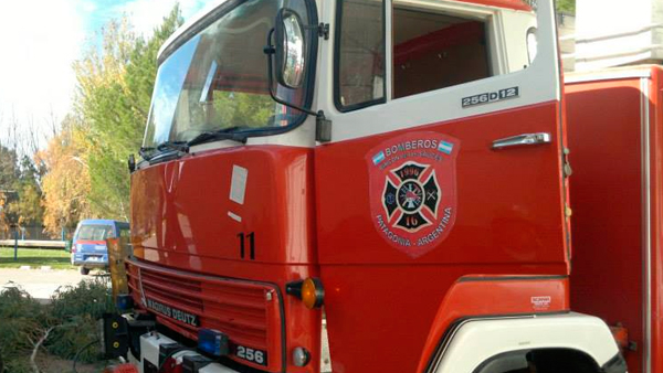 Bomberos de Rincón de los Sauces sin autobomba ni vehículos