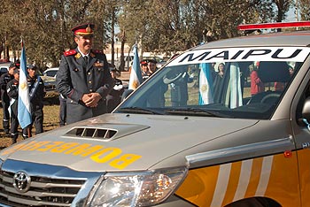 Nueva unidad móvil para los bomberos voluntarios de Maipú
