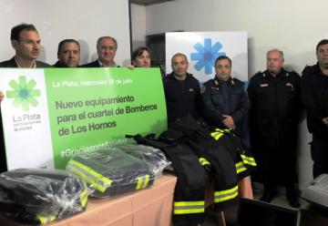 Nuevos equipos para Bomberos de Los Hornos