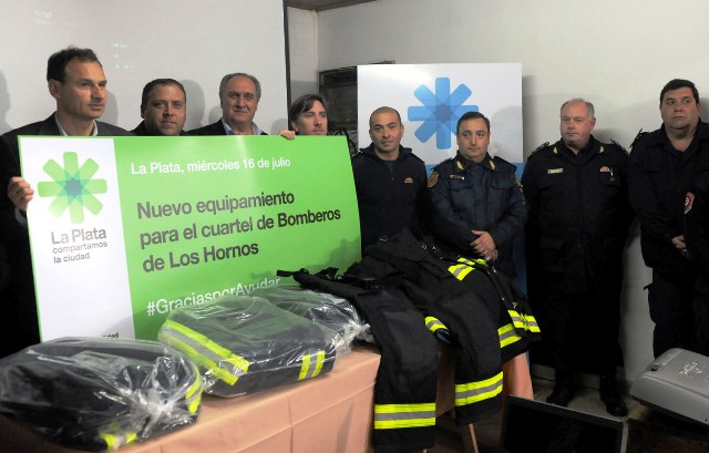 Nuevos equipos para Bomberos de Los Hornos