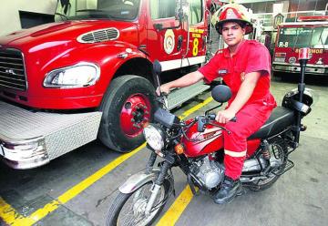 Bomberos irán a las emergencia médica en motocicletas