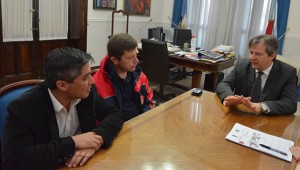Bahl recibió a la Federación de Bomberos Voluntarios