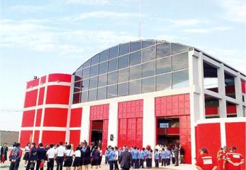 Inauguran local de futura compañía de Bomberos en Monsefú