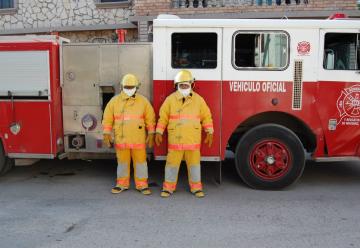 Avanza construcción de la estacion de Bomberos de Sabinas