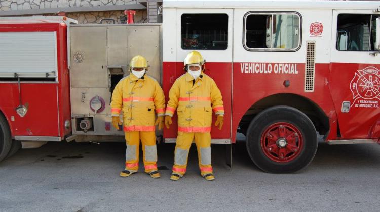 Avanza construcción de la estacion de Bomberos de Sabinas