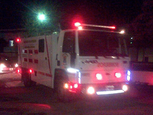 Luego de un tiempo llego la nueva unidad de los bomberos de Choele Choel