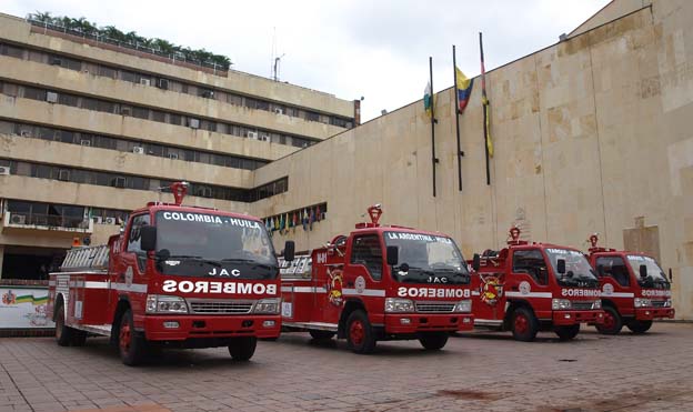 Siete municipios tendrán máquinas de bomberos