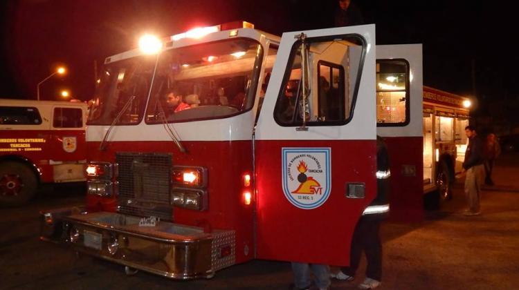 Bomberos Voluntarios de Tancacha sumó una nueva unidad.