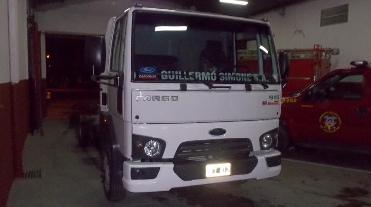 Bomberos Voluntarios de Huanguelen incorporo un camión O Km a su flota