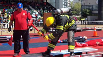 El Encuentro Internacional de Bomberos convocó a más de 400 bomberos de varios países