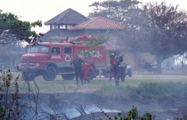 Bomberos de Beni gestionan vehículos