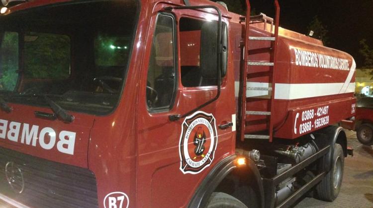 Nuevo camión cisterna para los Bomberos Voluntarios de Cafayate