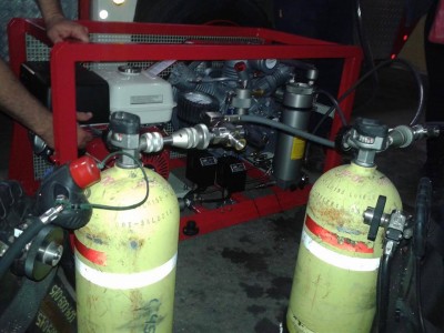 Bomberos de Baradero adquirió un compresor de aire comprimido
